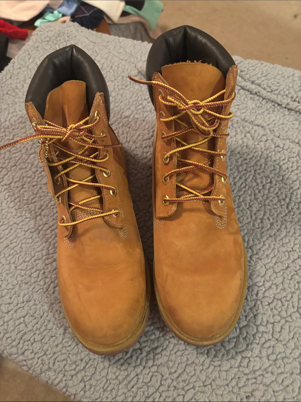 Timberland premium Wheat Nubuck Lace-Up Work Boots